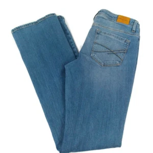 Jeans Aeropostale donna Chelsea curvy bootcut denim blu invecchiato taglia 4 lunghi - Foto 1 di 7