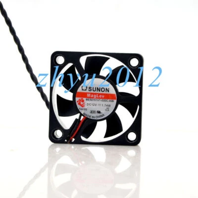 1pc SUNON ME50151V1-000C-A99 12V 1.74W 5CM 5015 2-wire Cooling Fan - Image 1 of 2