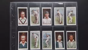 WILLS 1928. CRICKETERS 1928 . FULL SET OF 50 CARDS. - Picture 1 of 10