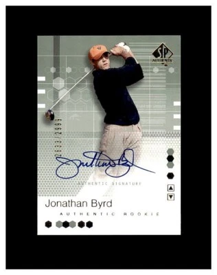 2002 SP AUTHENTIC RC ROOKIE JONATHAN BYRD #94 AUTOGRAPH #d 2633/2999 - Image 1 of 2