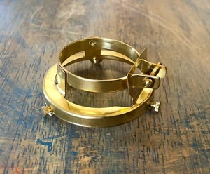 Fitter de pantalla de lámpara de 5,7 cm Clamp-On - Soporte de pantalla de latón para casquillos 1,5 " - Imagen 1 de 9