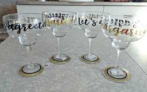 TORTA DI FANGO NUOVA "LETS AGRETA MARGARITA" 4 PZ. SET BICCHIERI MARGARITA - Foto 1 di 9
