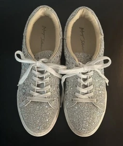 Betsey Johnson Rhinestone Tennis Shoes size 11M - Picture 1 of 8