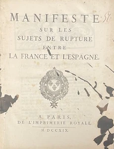 FRANZÖSISCHE REVOLUTION 1789 Bruch zwischen Frankreich und Spanien - Bild 1 von 3