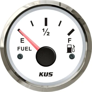 KUS Marine Fuel Tank Gauge Boat Oil Tank Level Indicator 12/24V 52mm 0-190ohms - Picture 1 of 6