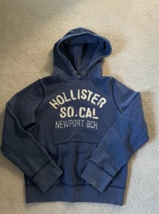 Hollister Vintage Sudadera con Capucha Chaqueta Hombre M, Pequeño Agujero en la Espalda - Imagen 1 de 5