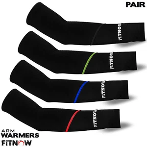 Cycling Arm Warmers Winter Cycle Running Roubix Thermal Elbow Warmer S/M-L/XL - Picture 1 of 5