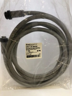 BRAD CONNECTIVITY CABLE DN11A-M030  NEW  in original pkg.  Fast Ship - Image 1 of 4