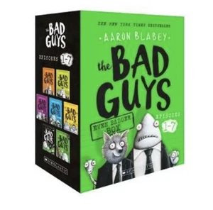 The Bad Guys Even Badder Box Set (Episodes 1-7) by Aaron Blabey (Paperback 2019) - Picture 1 of 12