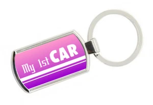 My 1st Car Keyring - Gift Idea Passed Test First Keys fob Girls Daughter Niece  - Picture 1 of 2