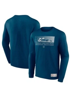 F1 Men's Formula 1 Blue Heritage Passion Long Sleeve T-Shirt Blue XXXL 3XL - Picture 1 of 4