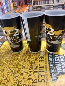 U2 The Joshua Tree Tour 2017 Stadium Pint Plastikbecher x 3 🟢 - Bild 1 von 1