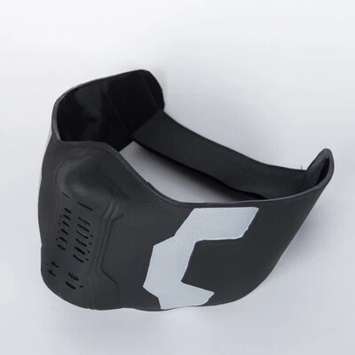 Captain America 3 Winter Soldier Buck Face Mask Cosplay Barnes Vinyl Mask Hot - Image 1 of 4