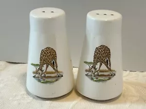 Set shaker vintage Ohio Columbus Zoo GIRAFFA Made in Japan sale e pepe - Foto 1 di 6