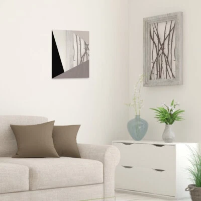 Modern Colorblocked Square Frameless Wall Mirror 22"x22" by Patton Wall Decor - Image 1 of 4