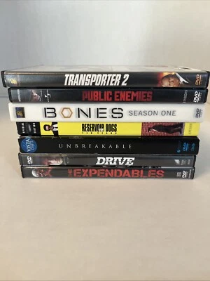 Action movies dvd lot of 6 PLUS Bones Season 1 - Image 1 of 4