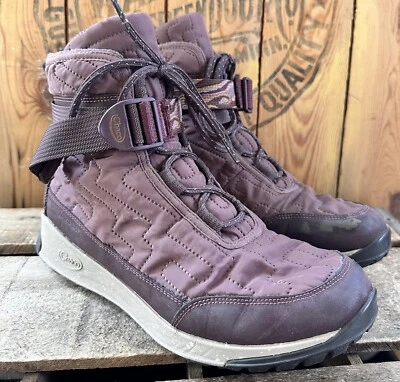 Chaco Borealis Zapatillas Altas Botas Púrpura Acolchadas Talla 8.5 JCH107470 Mujer Foto 1 de 4