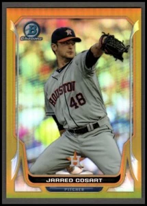 2014 Bowman Chrome Gold Refractors #219 Jarred Cosart #d 10/50 - NM-MT - Picture 1 of 2