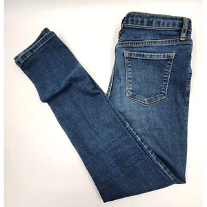 Gap Girls Adjustable Waist Denim Super Skinny Jeans Size 14 Reg 26 X 28 Pants - Picture 1 of 8