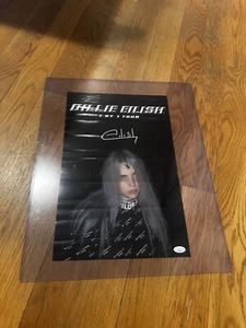 Billie Eilish Signed Tour VIP Poster JSA LOA 11x17 You Should See Me In A Crown - Picture 1 of 2
