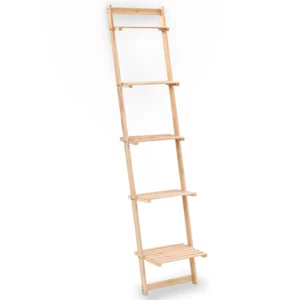 vidaXL Scala Portaoggetti a Parete in Legno di Cedro 41,5x30x176 cm - Foto 1 di 1