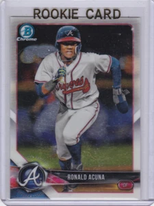 RONALD ACUNA ROOKIE CARD 2018 Bowman Chrome Prospects #BCP1 Atlanta Braves RC! - Picture 1 of 2