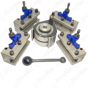 Quick Change Tool Post Bluefox 40 Position European Multifix Style QCTP Lathes . - Foto 1 di 10