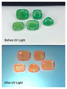 2.15 Cts Natural Hauyne Greenish Color Mix Shape 5 Piece Gemstone @ Afghanistan - Picture 1 of 11