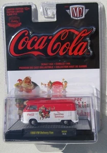 COCA-COLA HOLIDAY BUS SANTA CLAUS 1960 VW DELIVERY VAN 1/4,800 M2 MACHINES - Picture 1 of 2