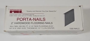 Porta-Nails 2" Chiodi a T per Pavimenti in Legno Duro 16 GA. 726205426291 ** 800+ Sinistro ** - Foto 1 di 7