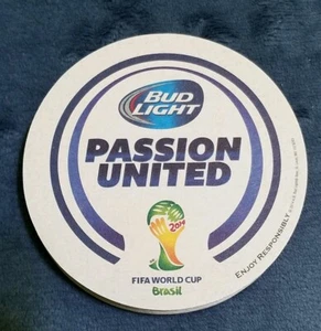 Lotto di 11 sottobicchieri Coppa del Mondo Brasile 2014 FIFA Budweiser Bud Light FIFA da collezione - Foto 1 di 3