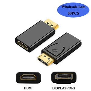 50X Display Port to HDMI Displayport DP HDMI Cable Adapter Video cord HDTV PC 4K - Picture 1 of 3
