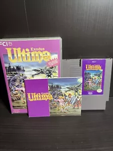 Ultima: Exodus Nintendo NES Carrello Autentico, Manuale + Bonus! - Foto 1 di 8