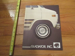 Gladiator INC Automobile Dealer Car Truck Sales Brochure - Picture 1 of 5