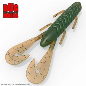 Cebo Hágalo Usted Mismo Molde de Pesca Cebos de Plástico Suave Señuelo Plastisol Bass BurnerCraw - Imagen 1 de 1