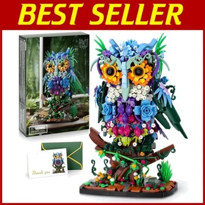 Creative Floral Owl Toy Set, STEM Learning Kids Gift - Picture 1 of 9