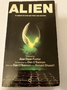 ALIEN ALAN DEAN FOSTER PB 1ST PRINT 1979 WARNER BOOKS MOVIE TIE-IN DAN O’BANNON - Picture 1 of 11