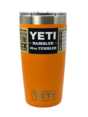 YETI Rambler 10 oz Tumbler King Crab Orange - Retired Discontinued Design - Image 1 of 2