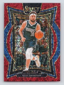 2024-25 Panini Select #108 Klay Thompson Red Disco Prizm #/49 - Imagen 1 de 2