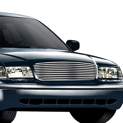 For Ford Crown Victoria 98-11 Main Grille 1-Pc Chrome Polished 8x6 mm Horizontal Foto 1 de 4
