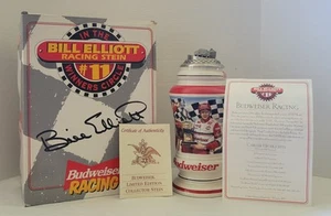 Budweiser Beer Nascar Racing 1993 Bill Elliott #11 Racing Stein en caja - Imagen 1 de 9