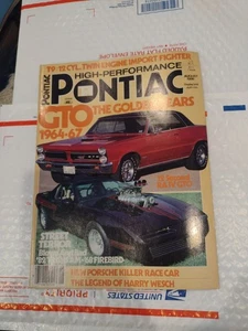 High Performance Pontiac Magazine August 1986 64-67 GTO 82 TA 68 Firebird T9 - Picture 1 of 9