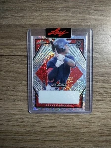 2021 Leaf Flash unsigned Proof Red 1/1 Bryan Rocchio - Bild 1 von 3