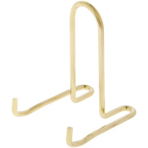 Bard's Brass Metal Plate Stand, 5.75" H x 3.5" W x 4.5" D (For 5" - 9" Plates) - Picture 1 of 1