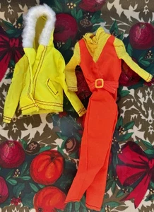 Vintage 1973 Barbie Mod Era Sun Valley Ski Suit Two Piece #7806 Jumpsuit - Picture 1 of 3