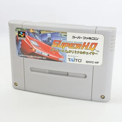 Super Famicom Super H.Q. Criminal Chaser Cartridge Only Nintendo 0235 sfc - Image 1 of 4