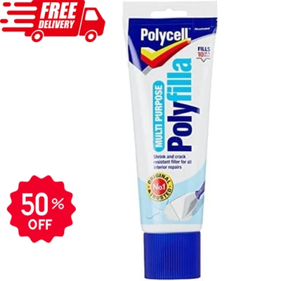 Polycell Multi Purpose Polyfilla Polyfiller Ready Mixed 330g (Pack of 1) - Image 1 of 4