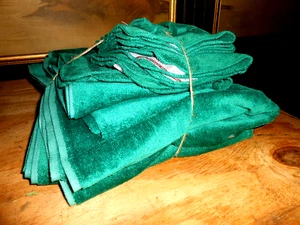 NOS New 1970s 1980s JC Pennys Emerald Green Complete Bath Towel Set - Picture 1 of 3