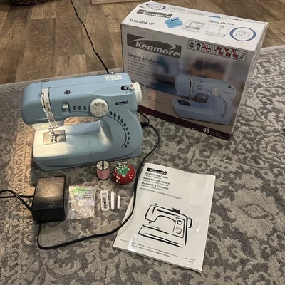 Kenmore Mini Ultra Sewing Machine With Foot Pedal l Manual And Bonus - Image 1 of 4