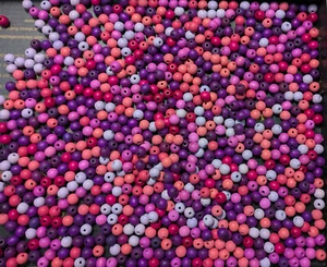 HOLZPERLEN AHORN 800 Stück 8mm bunter Mix tolle Qualität aus Schwäbisch Gmünd - Bild 1 von 2